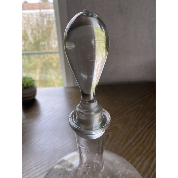 Tuscany Etched Clipper Ship Decanter/top & 6 Snifters Romania Hand Blown Barware - Picture 6 of 8